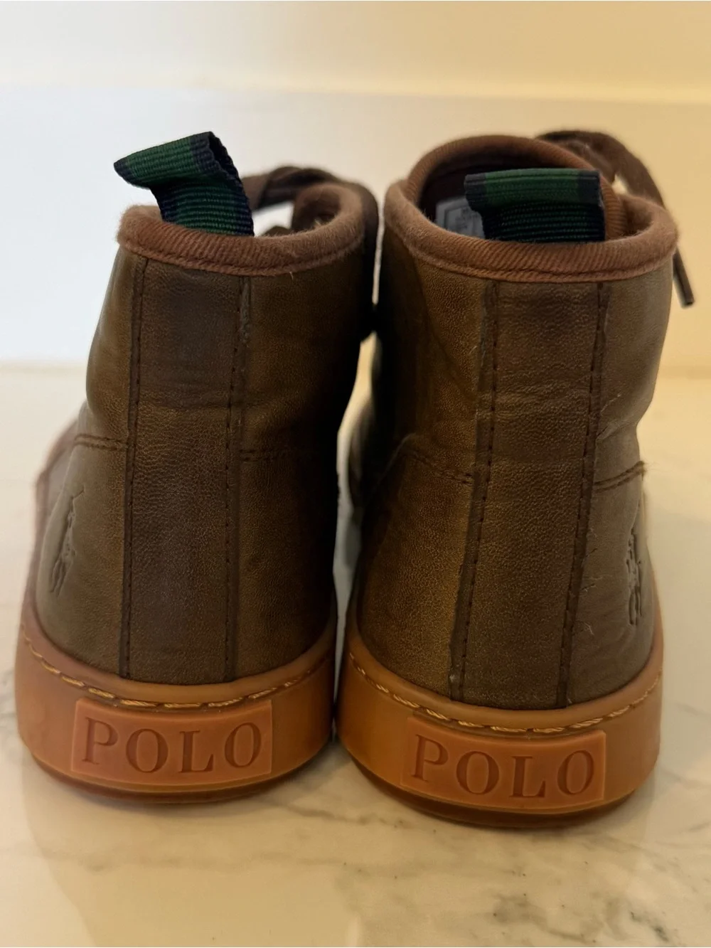 Polo by Ralph Lauren Brown High-Top Kids Boots